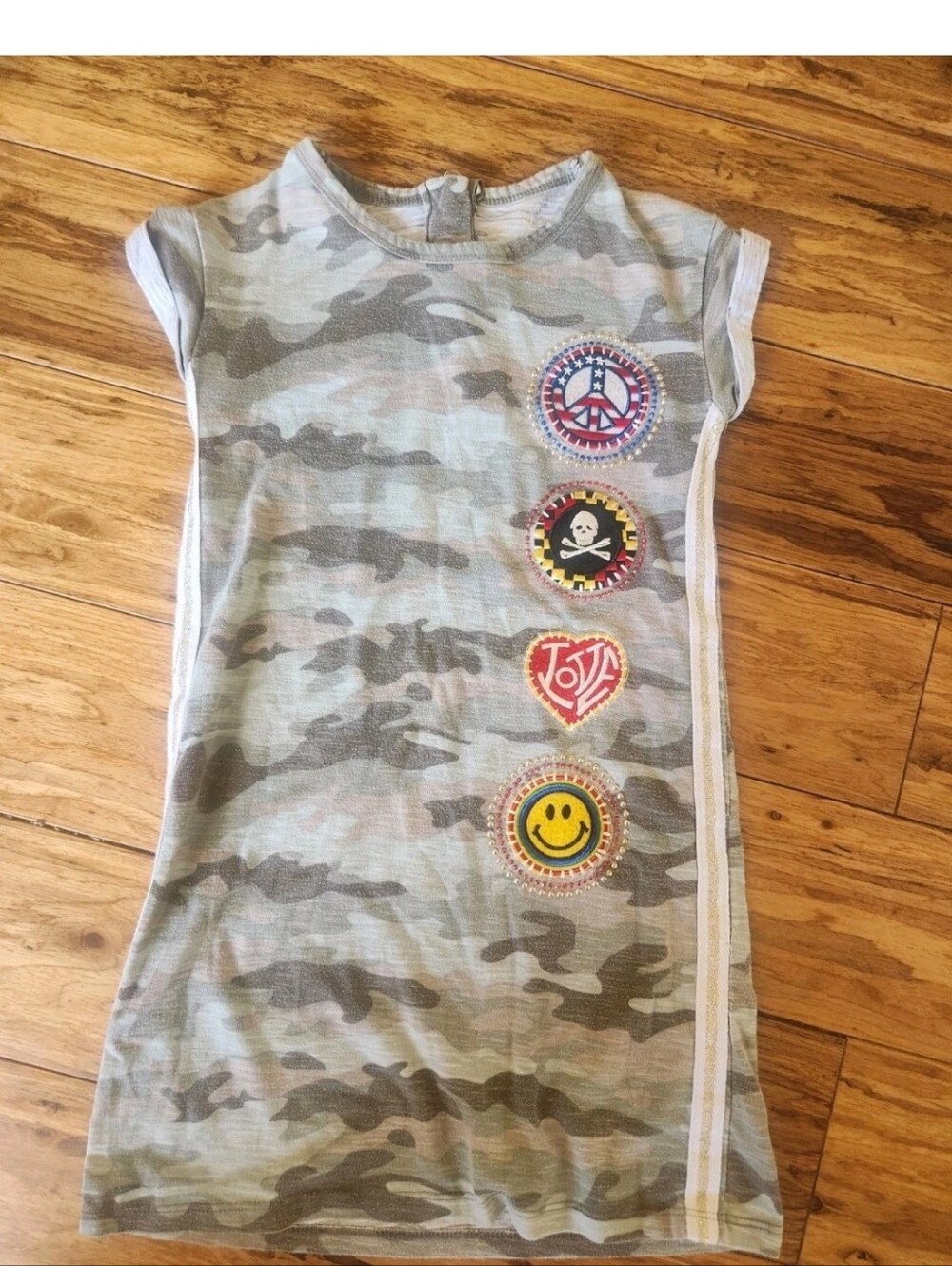 Butter Super Soft, Girls straight Camouflage print T-shirt dress size 5t girls